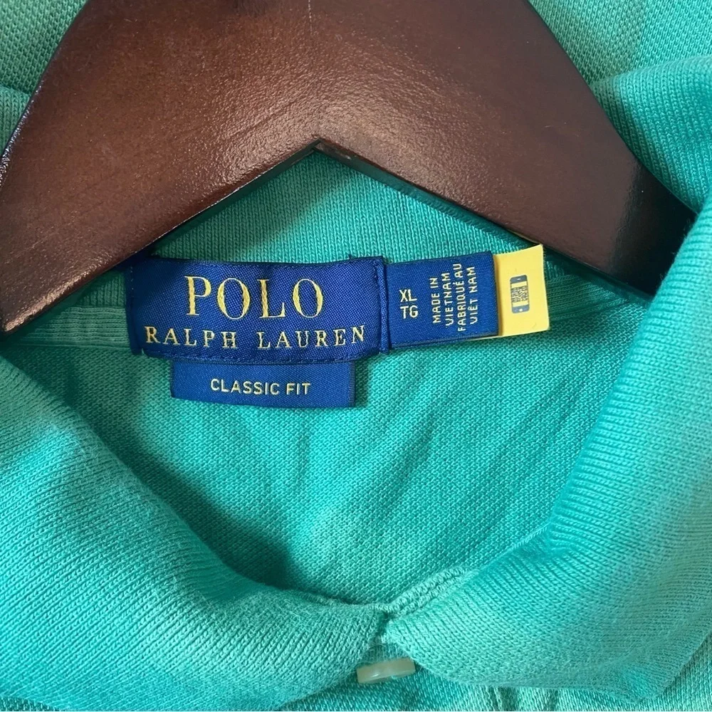 Polo Ralph Lauren Men’s Polo Shirt Classic Fit Knit Short Sleeve Purple Pony XL